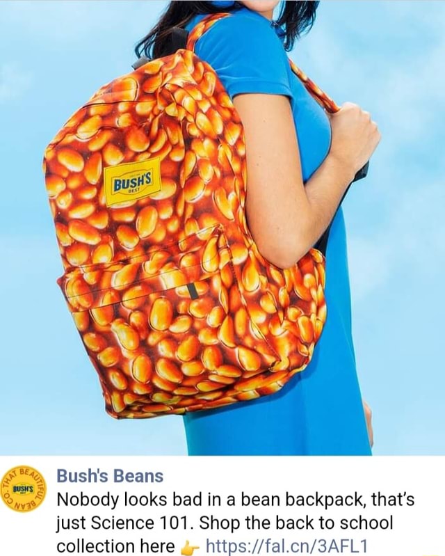 Bush\'s Beans Backpack Backpacks, costumes, sandals: Why Bush main image 2