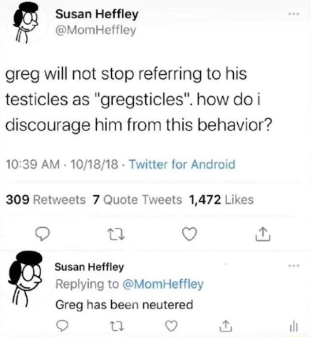 Susan Heffley MombHeffley greg will not stop referring to his