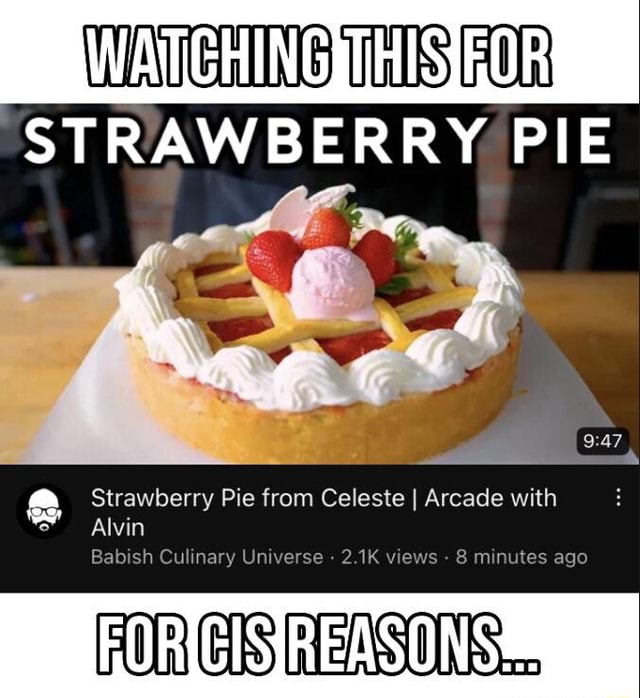 Eggirl - STRAWBERRY PIE Strawberry Pie from Celeste I Arcade with Alvin ...