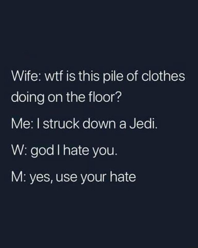 One of my favourite Star Wars memes.