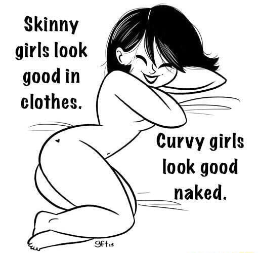 skinny girl look good in clothes