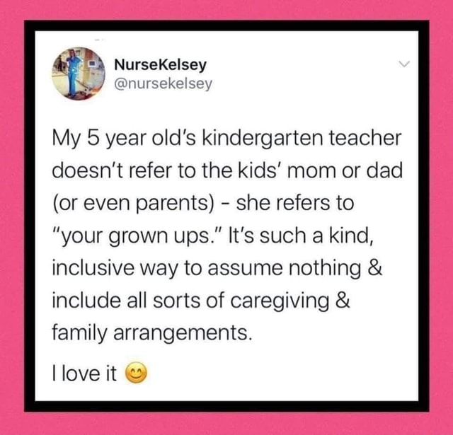 Love this!! No assumptions madeNancy NurseKelsey nursekelsey My 5