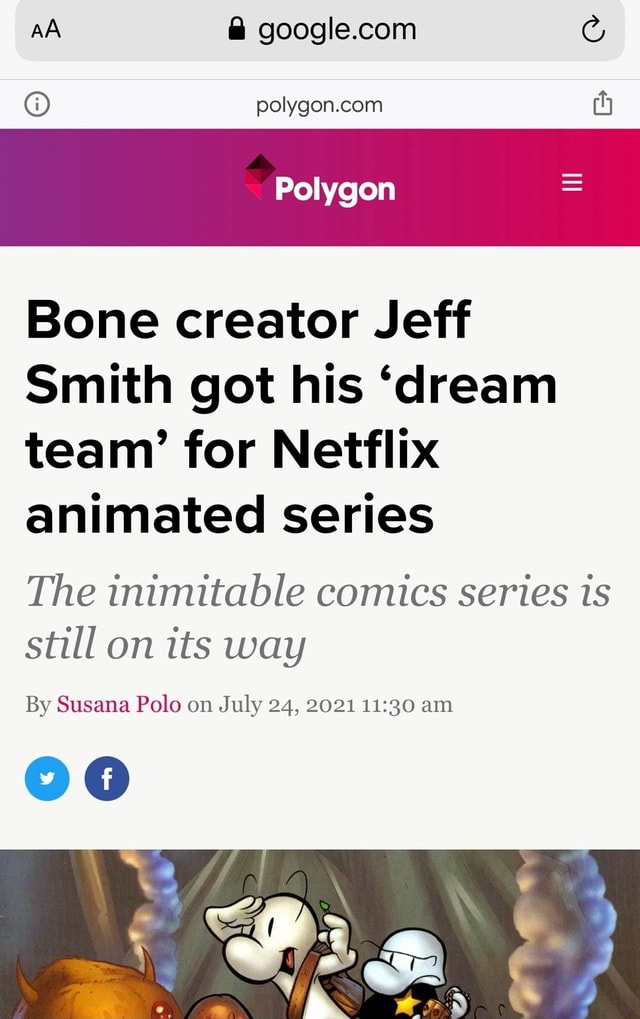 AA Th Polygon Bone Creator Jeff Smith Got His dream Team For 