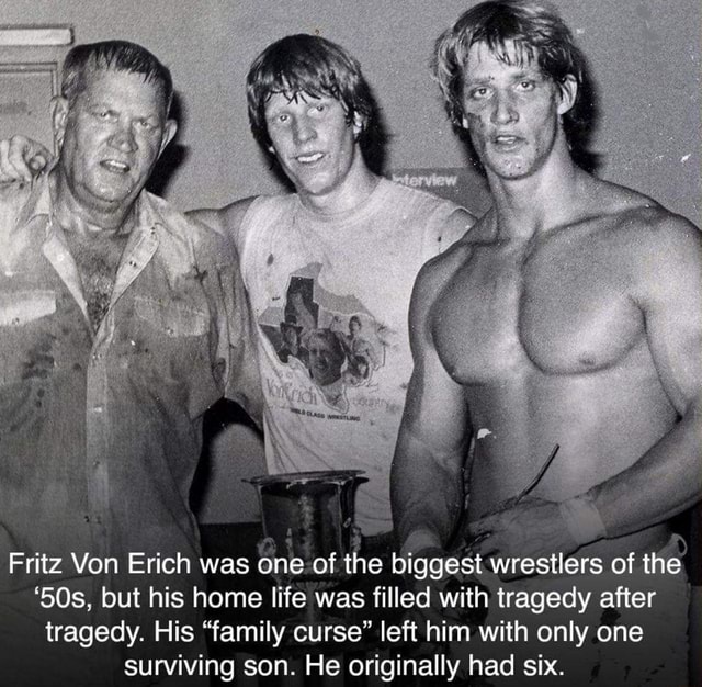 Fritz Von Erich was one-of the biggest wrestlers of the '50s, but his ...