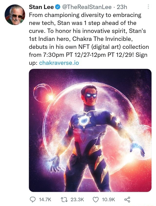 Stan New Rife Stan Lee @ TheRealStanLee From championing diversity to embracing new ...