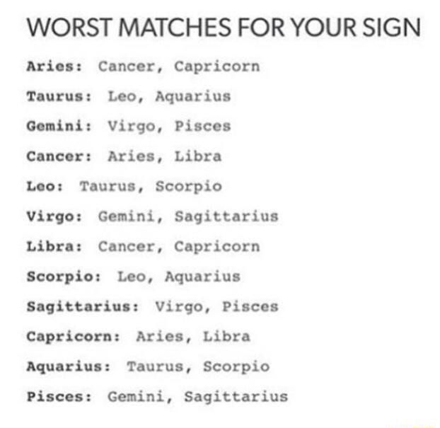 Matches scorpio worst for These 4