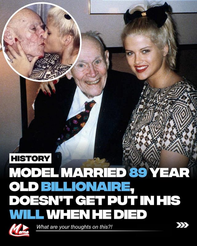 Anna Nicole Smith married billionaire oil tycoon J. Howard Marshall in