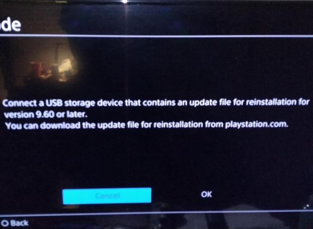 Connect A Usb Storage Device That Contains An Update 8.52 Connect a USB storage device that contains an update file for