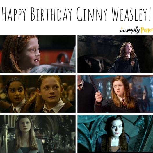 Happy birthday to Ginny Weasley! 🥳 - HAPPY BIRTHDAY GINNY WEASLEY