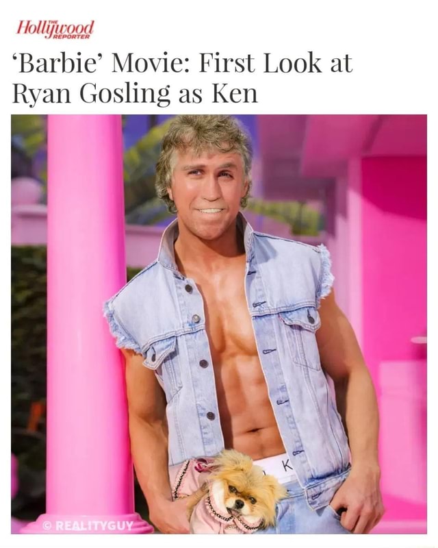 'Barbie' Movie: First Look at Ryan Gosling as Ken - iFunny