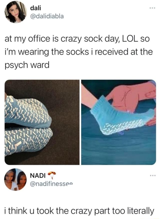 i'm out of grippy sock jail and feeling good. i actually want to get better  now so here's an overly specific meme : r/MadeOfStyrofoam