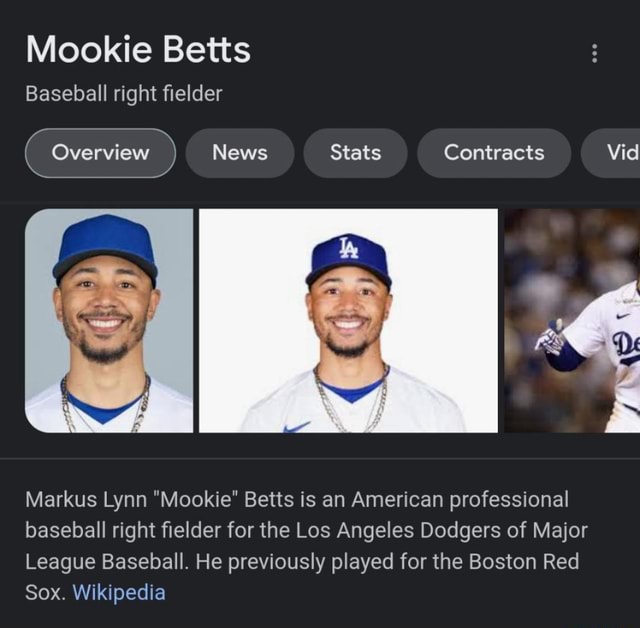 Mookie Betts, Baseball Wiki