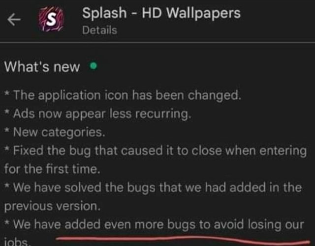 Ss Splash Details - HD Wallpapers Details What's new * The application ...
