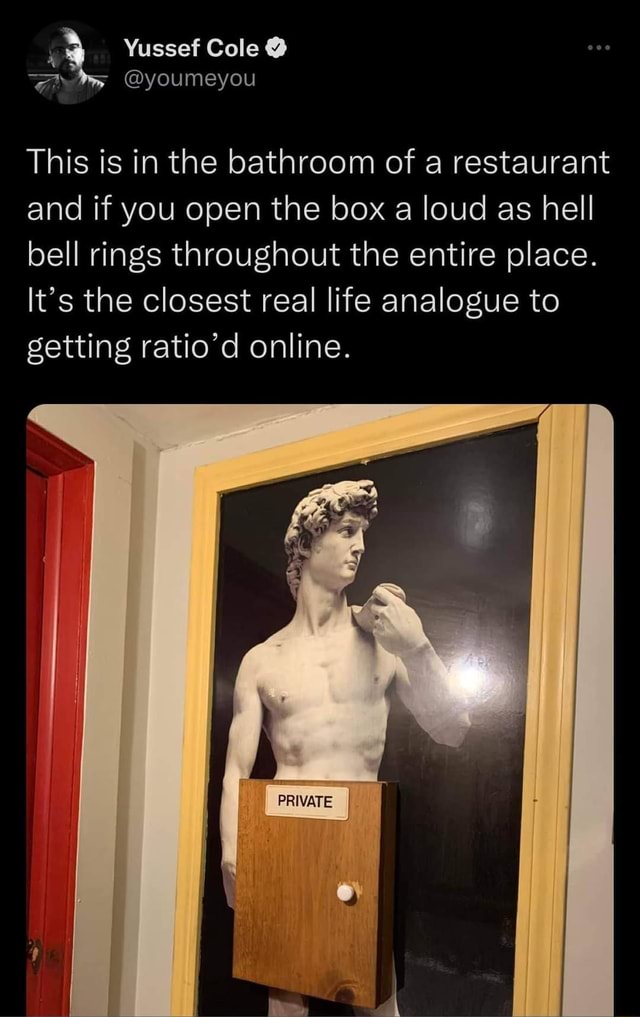 This is in the bathroom of a restaurant and if you open the box a loud