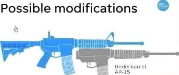 Possible modifications Underbarrel AR-15 - iFunny