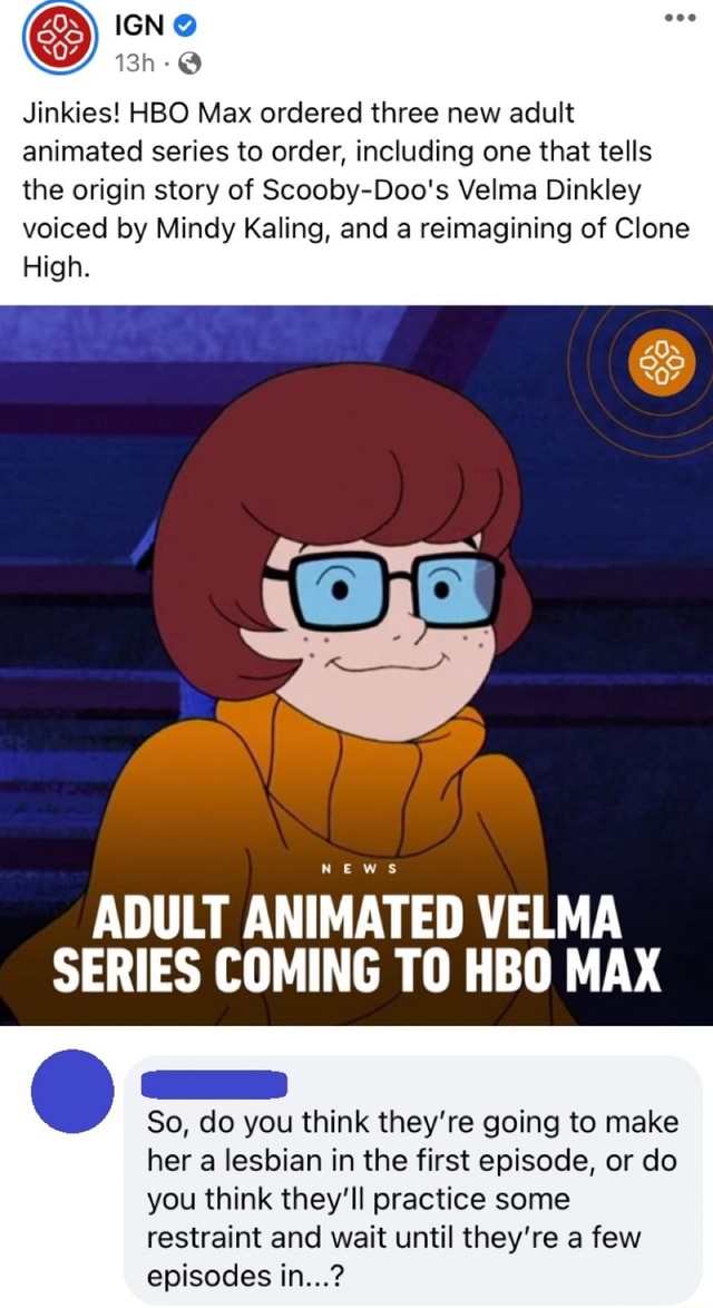 Jinkies Hbo Max Ordered Three New Adult Animated Series To Order Including One That Tells The