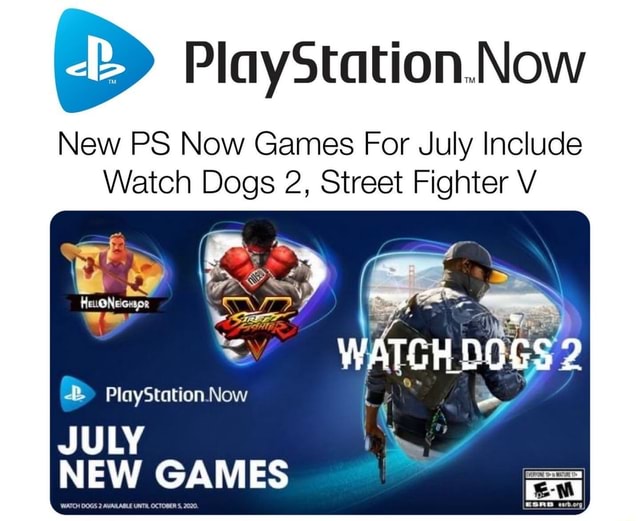 ps now games july