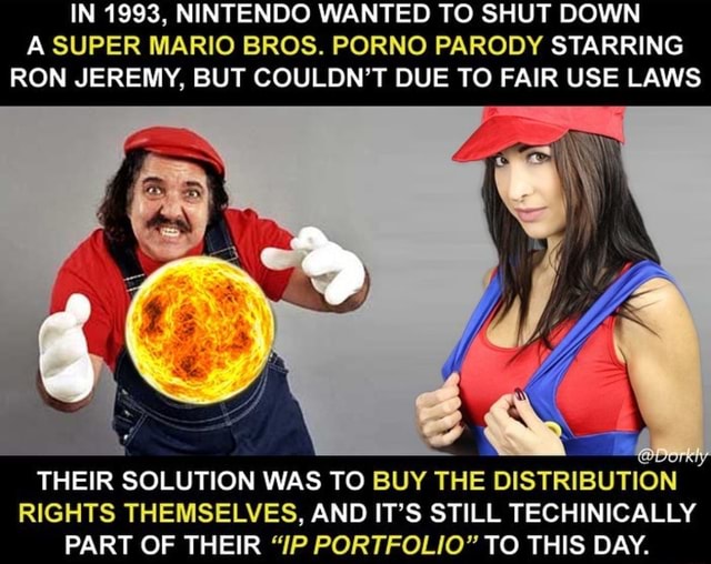 IN 1993, NINTENDO WANTED TO SHUT DOWN A SUPER MARIO BROS. PORNO PARODY ...