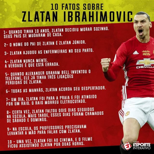 Ires Ilatan Ibrahimovic O 1 Quando Tinha 10 Anos Zlatan Decidiu Morar Sozinho Seus Pais Se Mudaram De Casa 2 0 Nome Do Pai De Zlatan E Tlatan Junior 3 Zlatan Ajudou