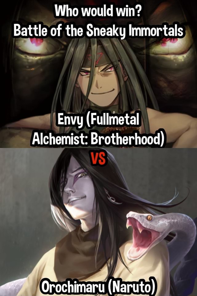 Naruto vs Fullmetal Alchemist Brotherhood