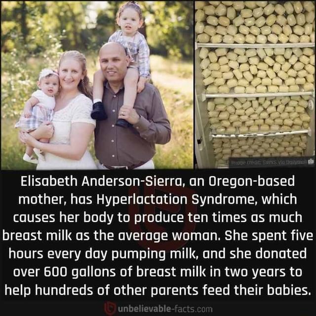 Elisabeth AndersonSierra, an Oregonbased mother, has Hyperlactation(01)