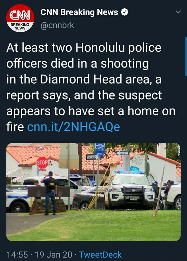 At least two Honolulu police officers died in a shooting in the Diamond ...
