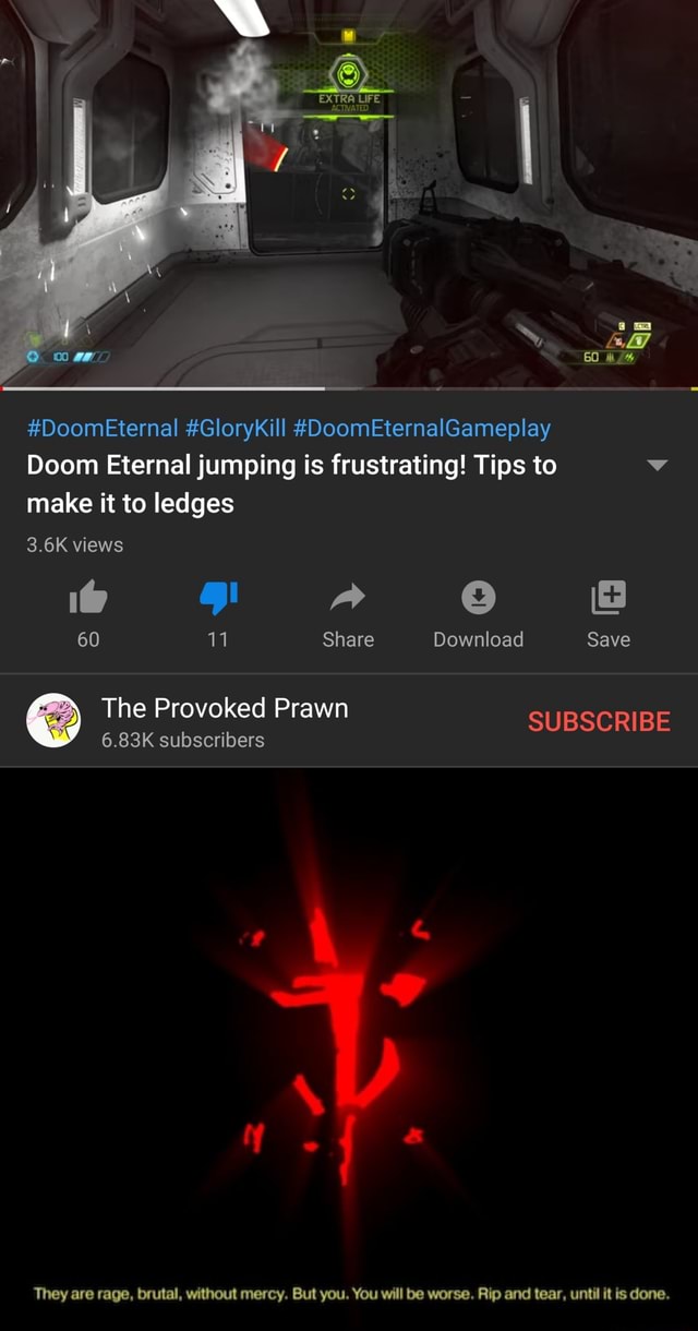 Doom Eternal jumping is frustrating! Tips to y make it to ledges 3.6K