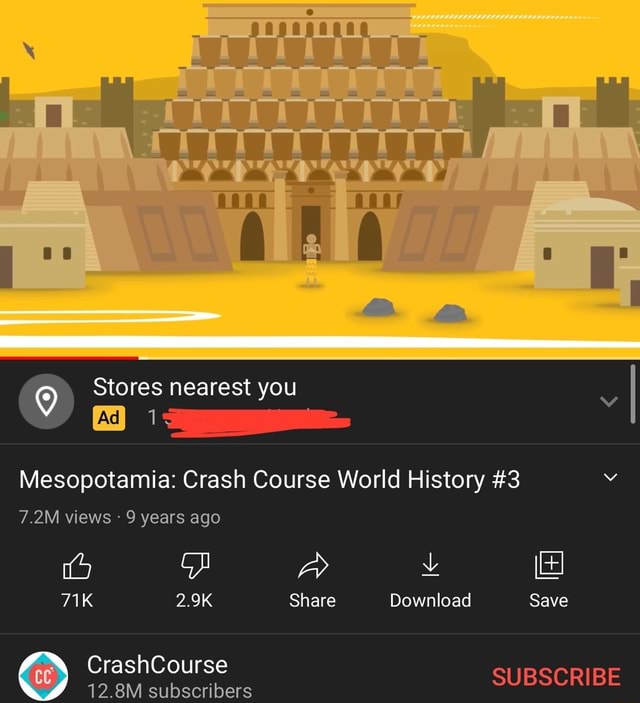 TELL oe Stores nearest you Mesopotamia Crash Course World History 3 7