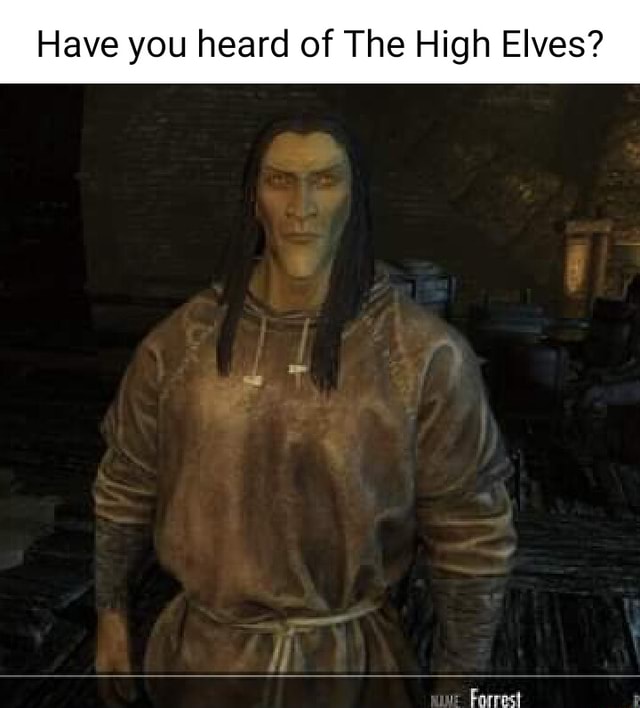 Have you heard of The High Elves? Forrest iFunny