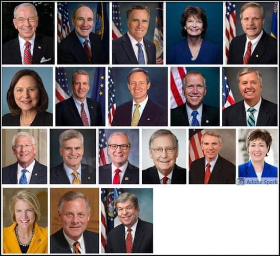 The 19 corrupt Republicans (Uniparty) collaborators who happily ...