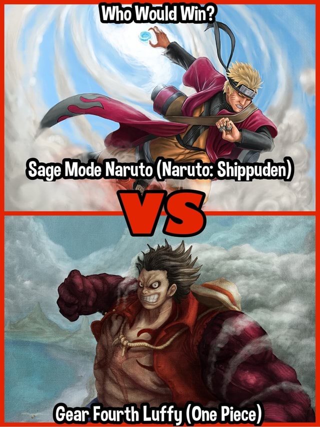 Who would win in a fight between Naruto and Luffy from One Piece