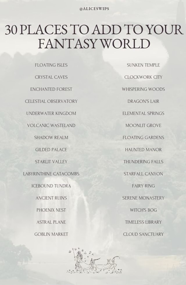 @ALICESWIPS 30 PLACES TO ADD TO YOUR FANTASY WORLD FLOATING ISLES ...