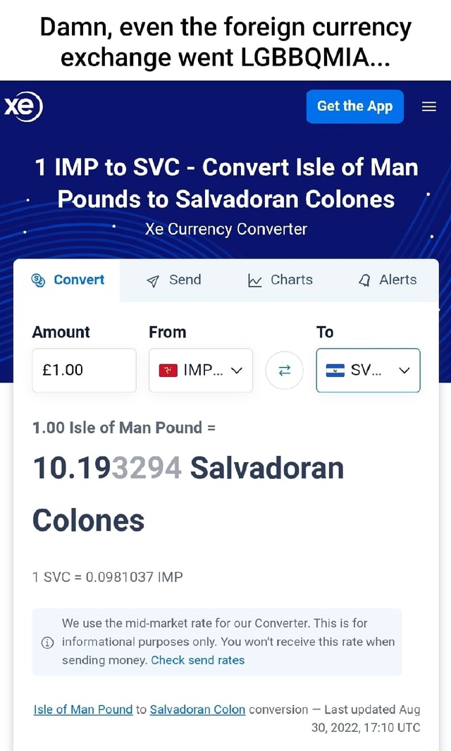 Damn, even the foreign currency exchange went LGBBQMIA... Get the App 1