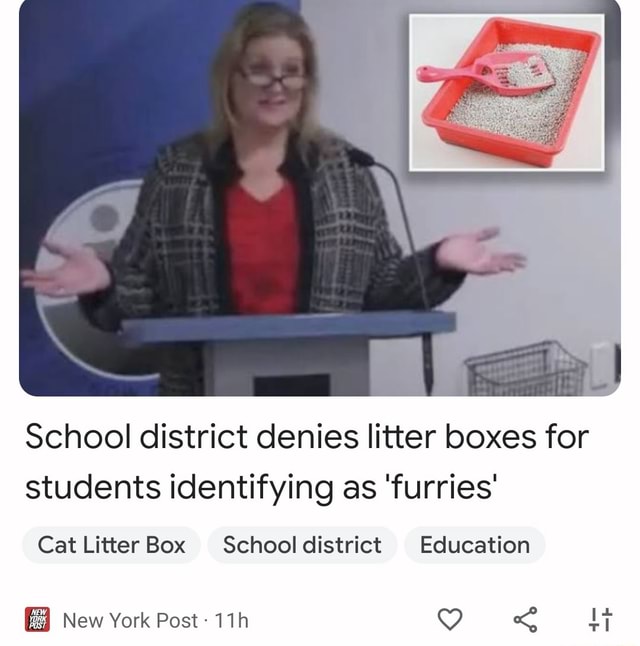 School district denies litter boxes for students identifying as