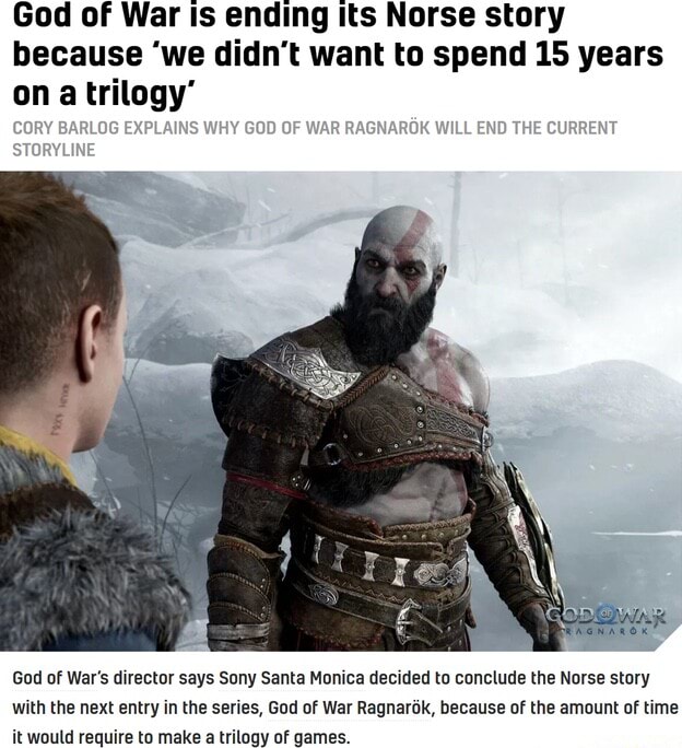 God of War Is ending Its Norse story because 'we didn't want to spend ...