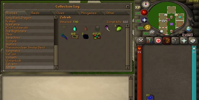 Cerberus Log Collection Log Xp Black Dragon Es Zulrah I Sarachnis Thermonuclear Smoke Devil Yiorketh Winkertode