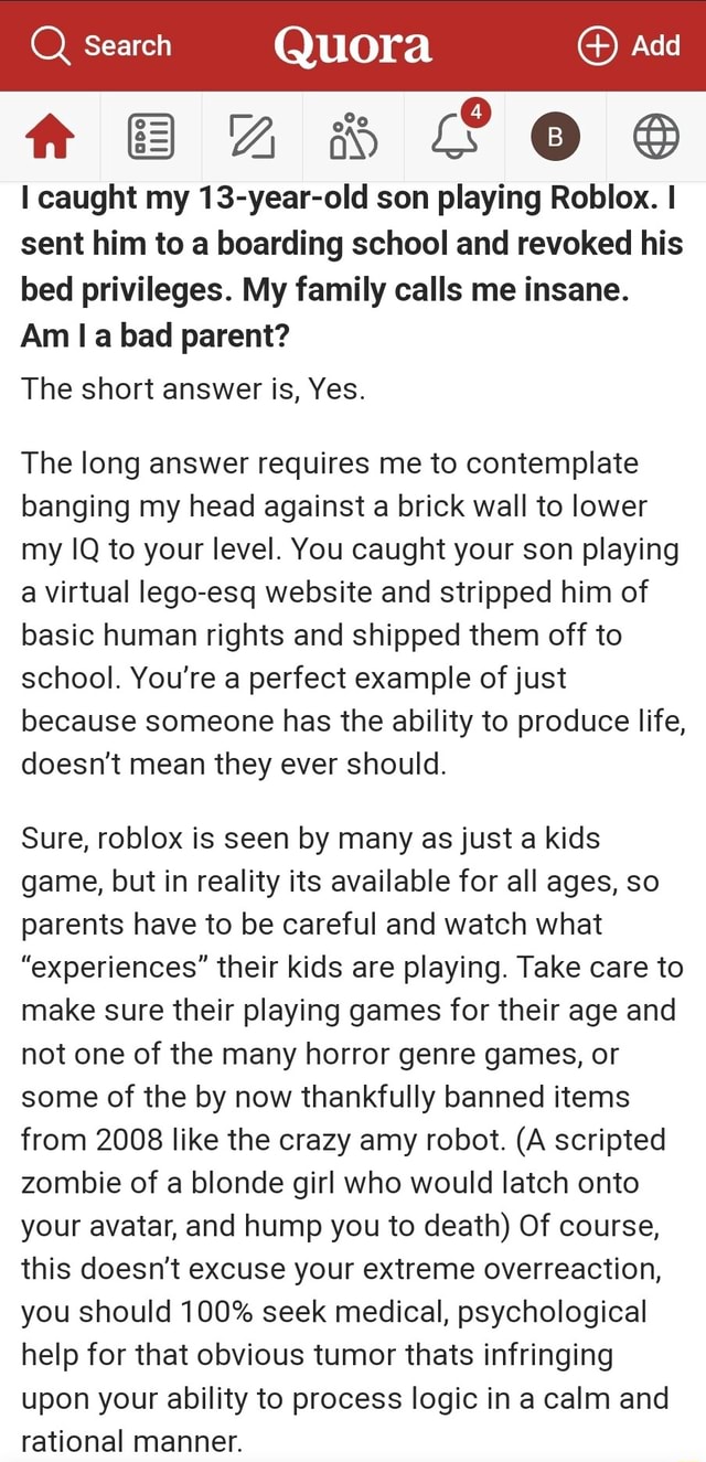 Does anyone play Roblox? - Quora