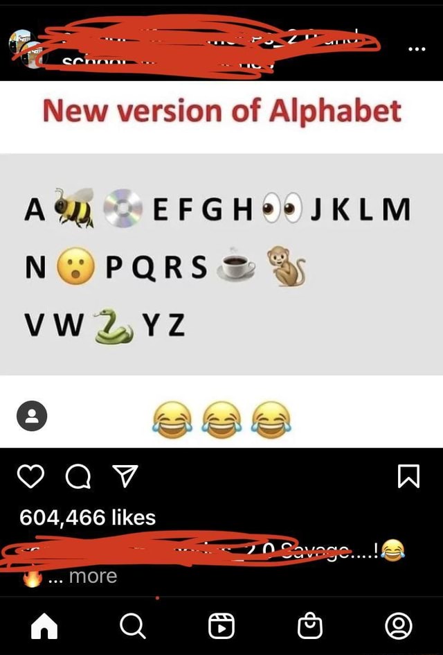 New Version Of Alphabet EFGH JKLM NG PQRS VW 604 466 Likes More 