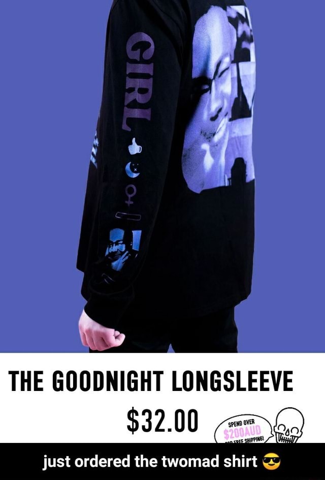 Twomad goodnight girl shirt Clearance