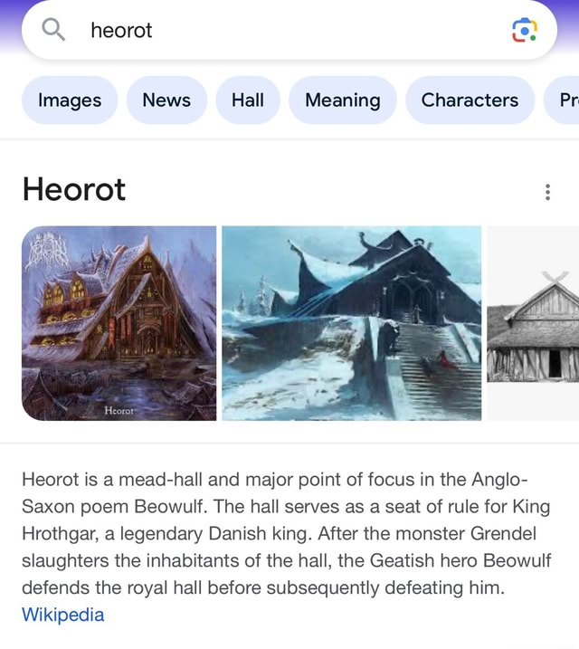 QQ heorot aw Images News Hall Meaning Characters Pr Heorot : Heorot is ...