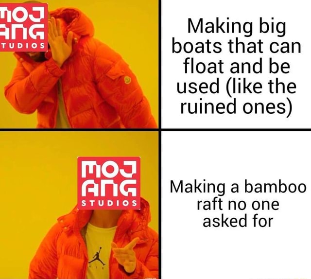 Making big boats that can float and be used (like the ruined ones ...