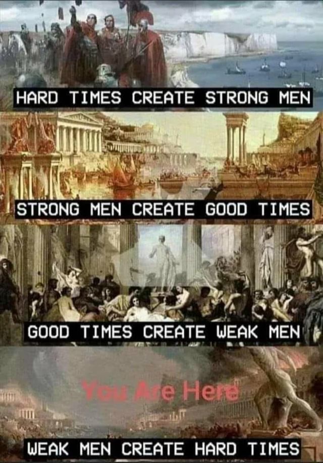 WEAK MEN CREATE HARD TIMES 5 - iFunny