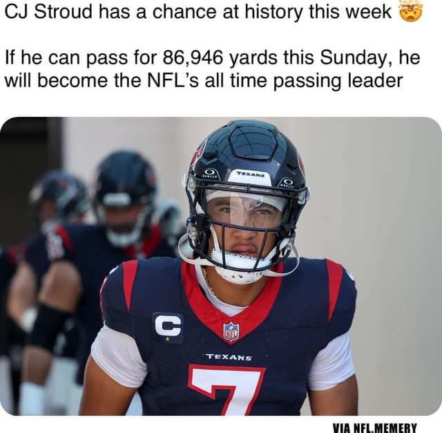 CJ Stroud has a chance at history this week If he can pass for 86,946