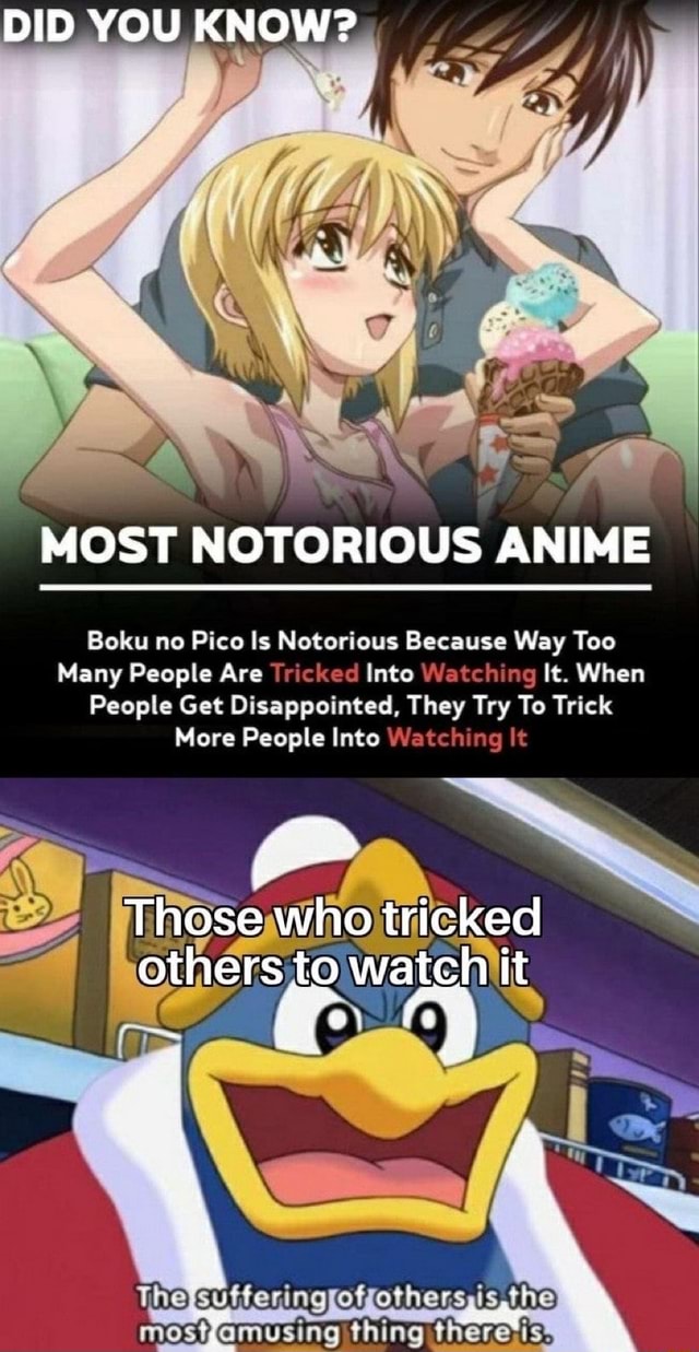 DID YOU KNOW? MOST NOTORIOUS ANIME Boku no Pico Is Notorious Because