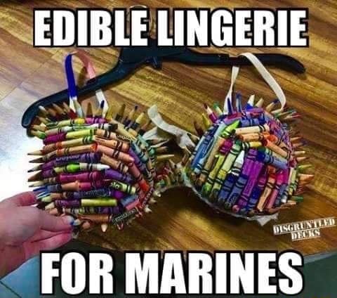 EDIBLE LINGERIE FOR MARINES iFunny