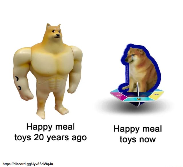Happy meal Happy meal toys 20 years ago toys now - iFunny