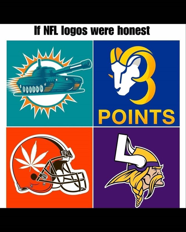 NFL Memes on X: Pretty sweet! All 32 NFL Logos if they were