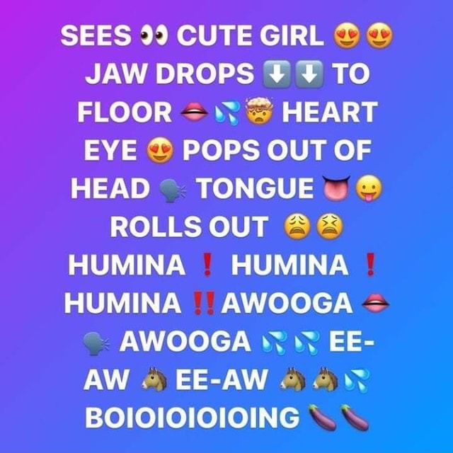 SEES 9) CUTE GIRL JAW DROPS TO FLOOR HEART EYE POPS OUT OF HEAD
