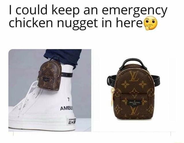 louis vuitton chicken nugget bag