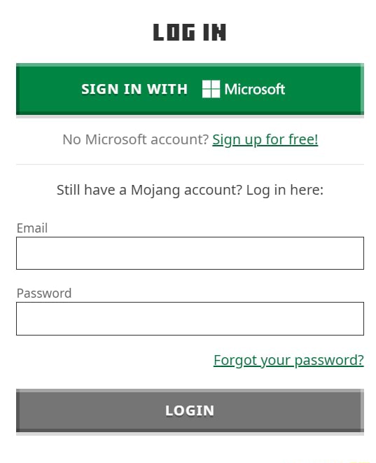 LOG IN SIGN IN WITH Microsoft No Microsoft account? Sign up for free ...